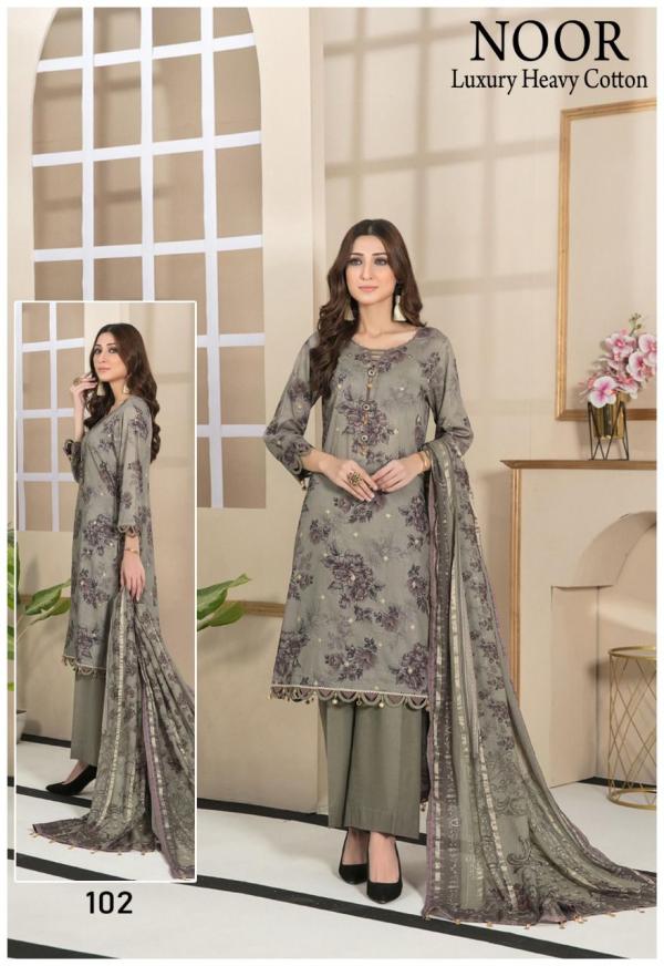 Noor Luxury Heavy Cotton Designer exclusive Dress mnaterial